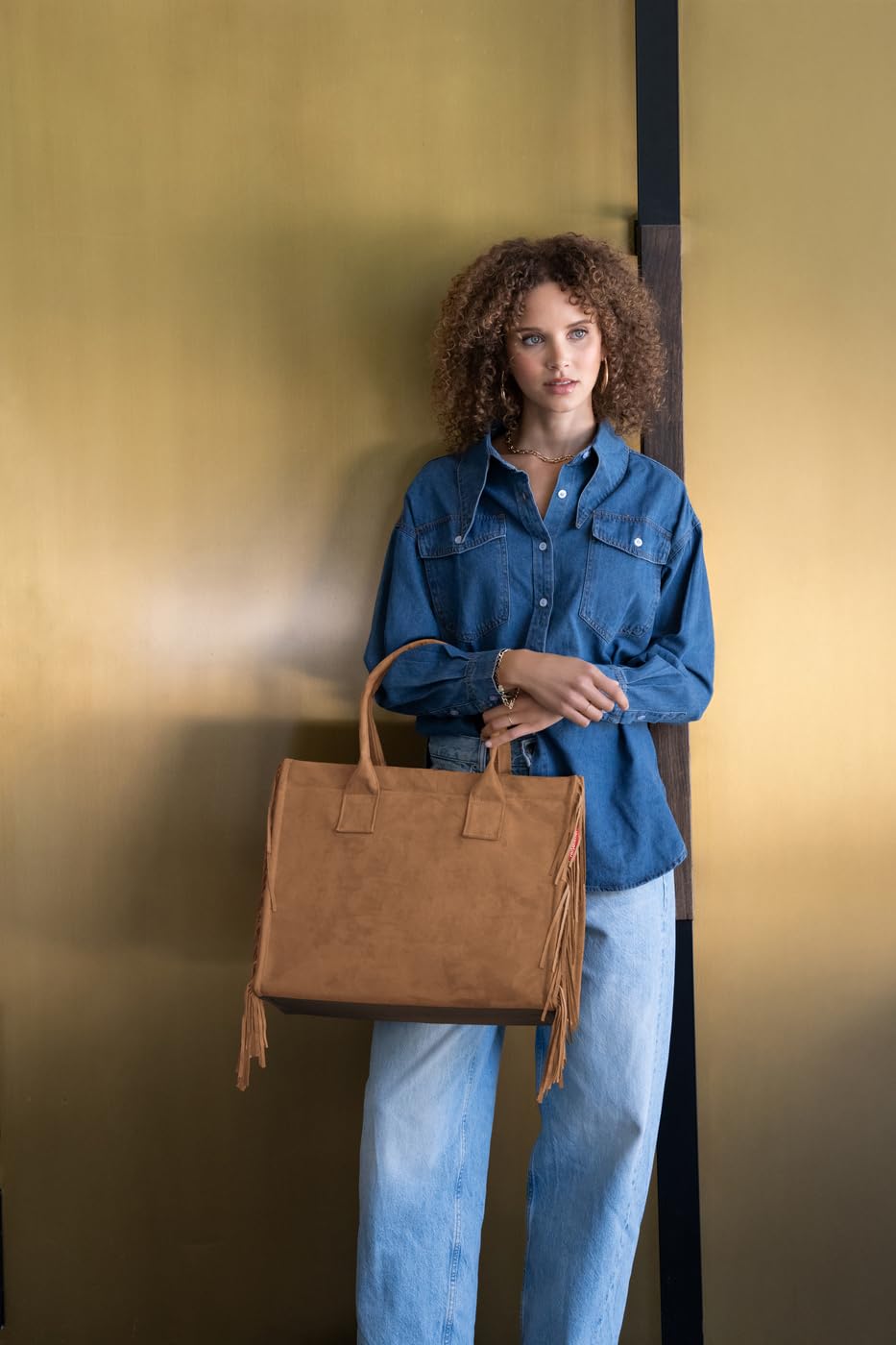 reisenthel daily shopper western – modern, straightforward shopper for every occasion - practical handbag, large enough for your purchases and everyday items - DN6062