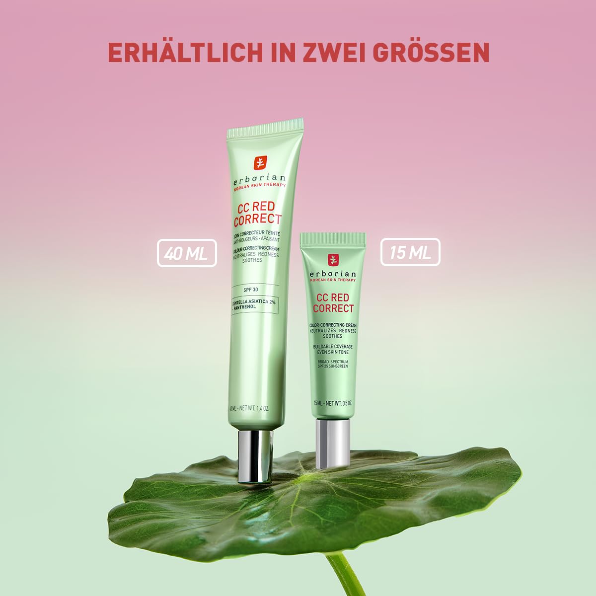 Erborian - CC Red Correct - Anti-redness cream SPF30 - Korean cosmetics - 6AA10609
