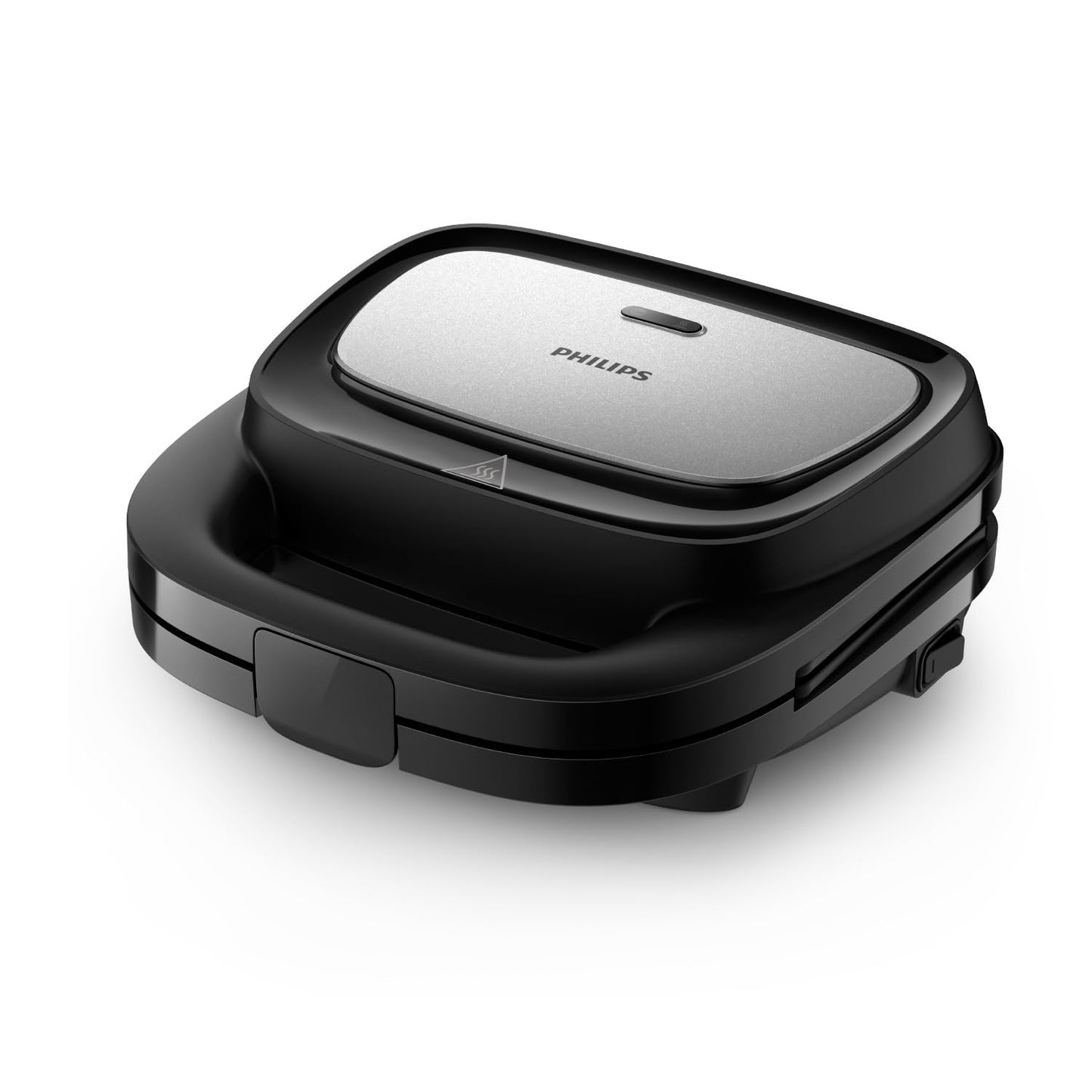 Philips 5000 Series 3-in-1 Sandwich Maker - Sandwiches, Waffles and Paninis, Non-stick, Interchangeable Plates, Cutting and Sealing. 750W, Black (HD2350/80)