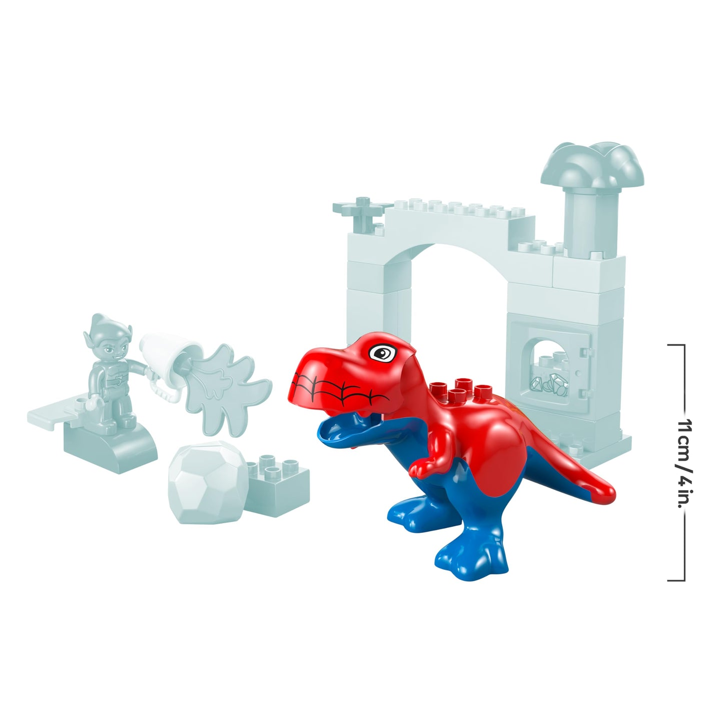 LEGO DUPLO | Spidey-Rex vs. Green Goblin - Fine motor skills toy for toddlers - 2 figures incl. Spidey-T-Rex - Superhero gift for boys aged 2 and up - 10463