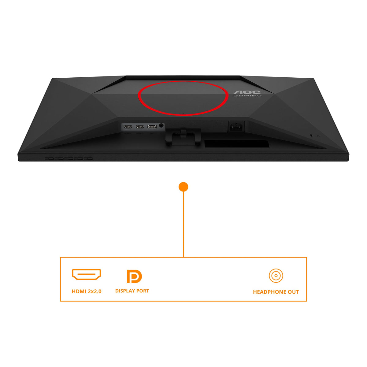 AOC 27G4HRE Monitor de gaming FHD de 27 inch, 200Hz, panou Fast IPS, 1ms GtG, HDR10, compatibil G-Sync, difuzoare, (1920x1080 HDMI 2X 2.0) Negru