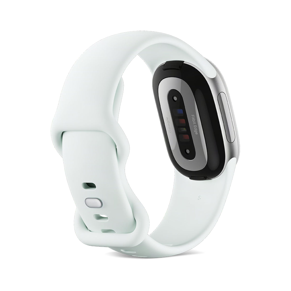 Google Fitbit Edge Gehäuse în Polished Silver/Sportarmband în Fog - GA11584-EU