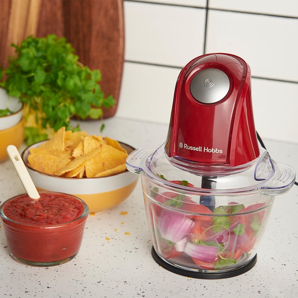 Russell Hobbs Desire Mini Chopper, Glass Container, 500 ml, 350 Watt - 27132-56