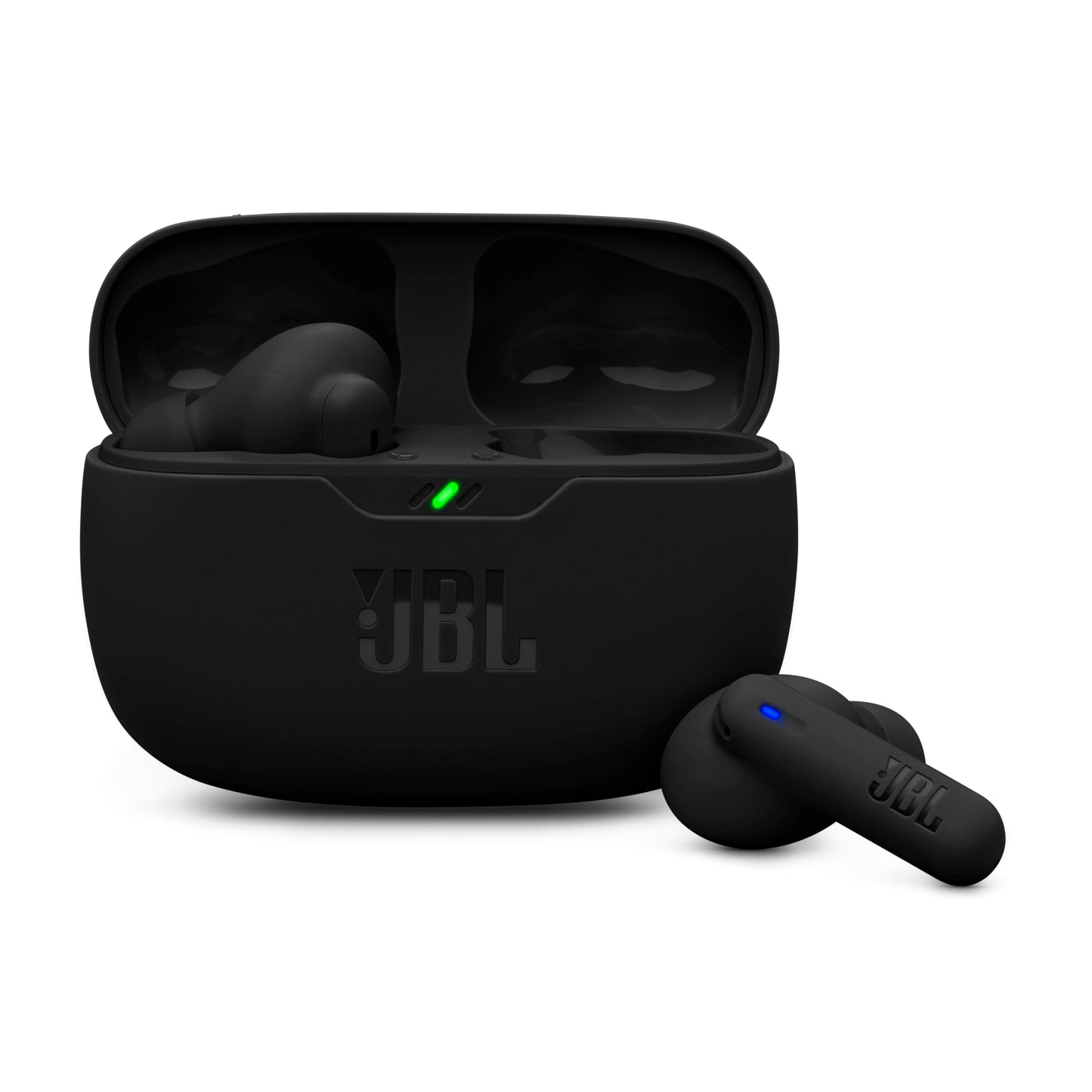 JBL Wave Beam 2, wireless Bluetooth in-ear headphones with noise canceling, 40 h playback time, JBL Pure Bass Sound, Smart Ambient technology and multipoint connection, black - JBLWBEAM2BLK