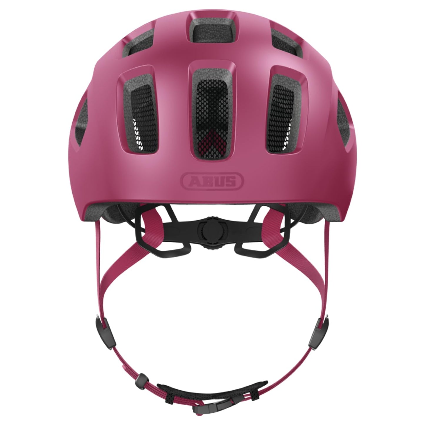 ABUS Youn-I 2.0 bicycle helmet - with light for children, teenagers and young adults - for girls and boys - mono red, size S - 40157