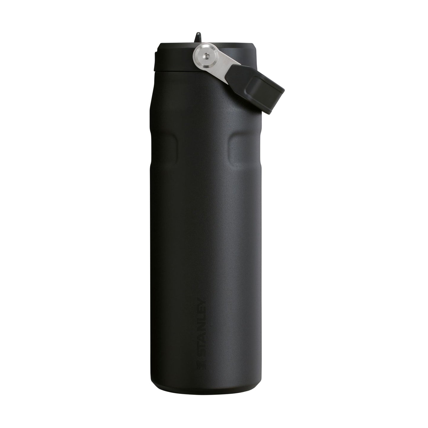 Stanley 1913 Flip Straw drinking bottle with straw 0.7L - thermal mug cools for 10 hours - ice cold for 3 days - BPA-free - leak-proof - for cup holders - dishwasher safe - black - 10-11283-143