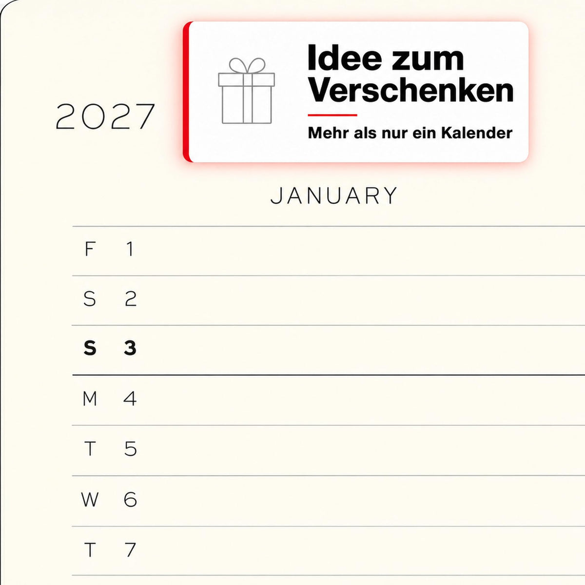 LEUCHTTURM1917 Planificator săptămânal 2027 Mediu (A5) - engleză, cireș, 210 x 145 mm, ianuarie-decembrie (12 luni), prezentare generală săptămânală cu grilă orară 7:00-22:00 per coloană, copertă cartonată, hârtie de 80 g/m² - 400314
