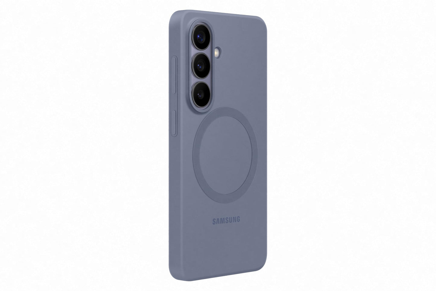 Samsung Silicone Magnet Smartphone Case EF-ES942, case for the Galaxy S26, mobile phone case with magnetic ring for attaching accessories, silicone, protective case, shockproof, thin and easy to grip, Blue Violet - EF-ES942CVEGWW