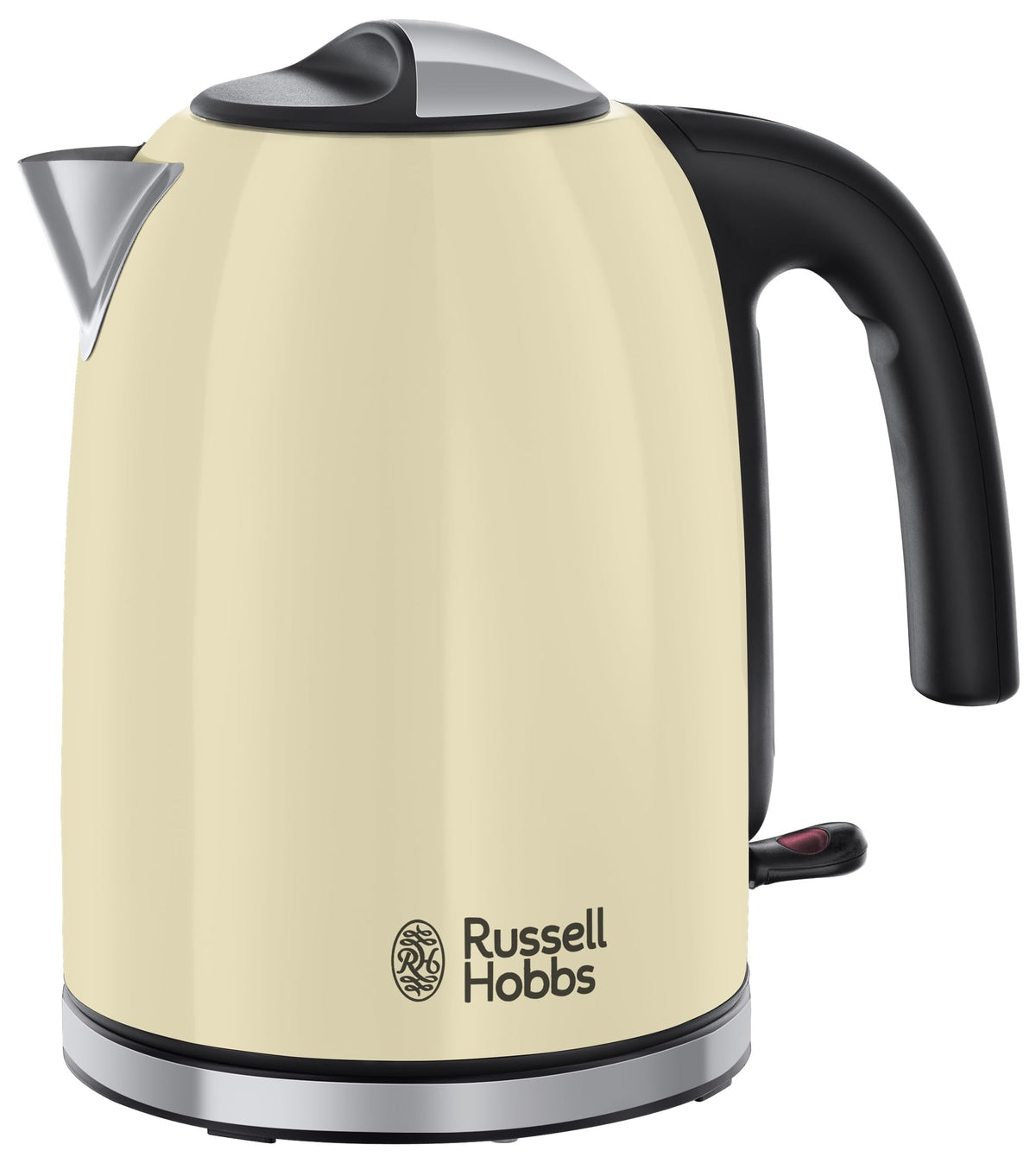 Russell Hobbs Kettle, 1.7 l, 2400 Watt, Stainless Steel Cream, Limescale Filter - 20415-70