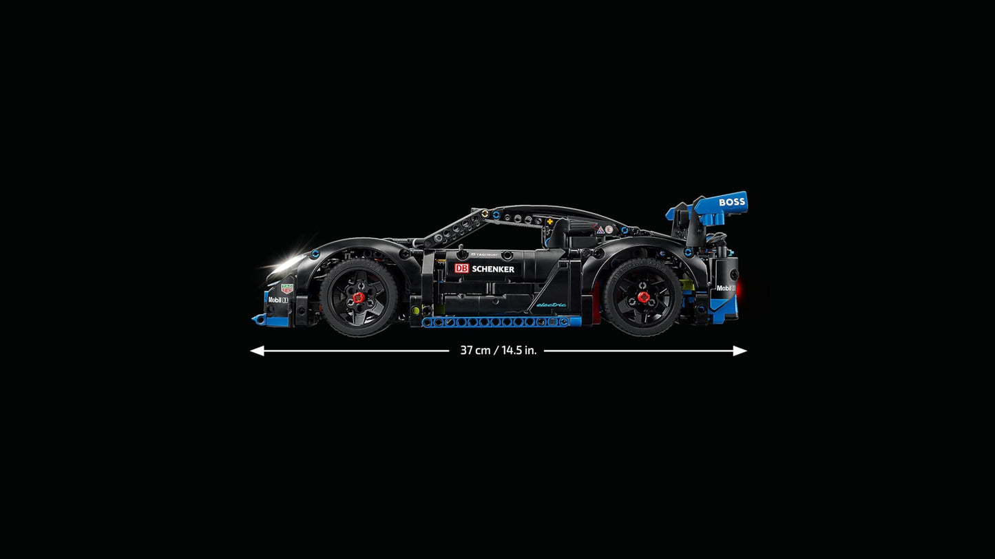 LEGO Technic Porsche GT4 e-Performance racing car, remote-controlled speedster, interactive model car, gift for children, building toy for ages 10 and up 42176