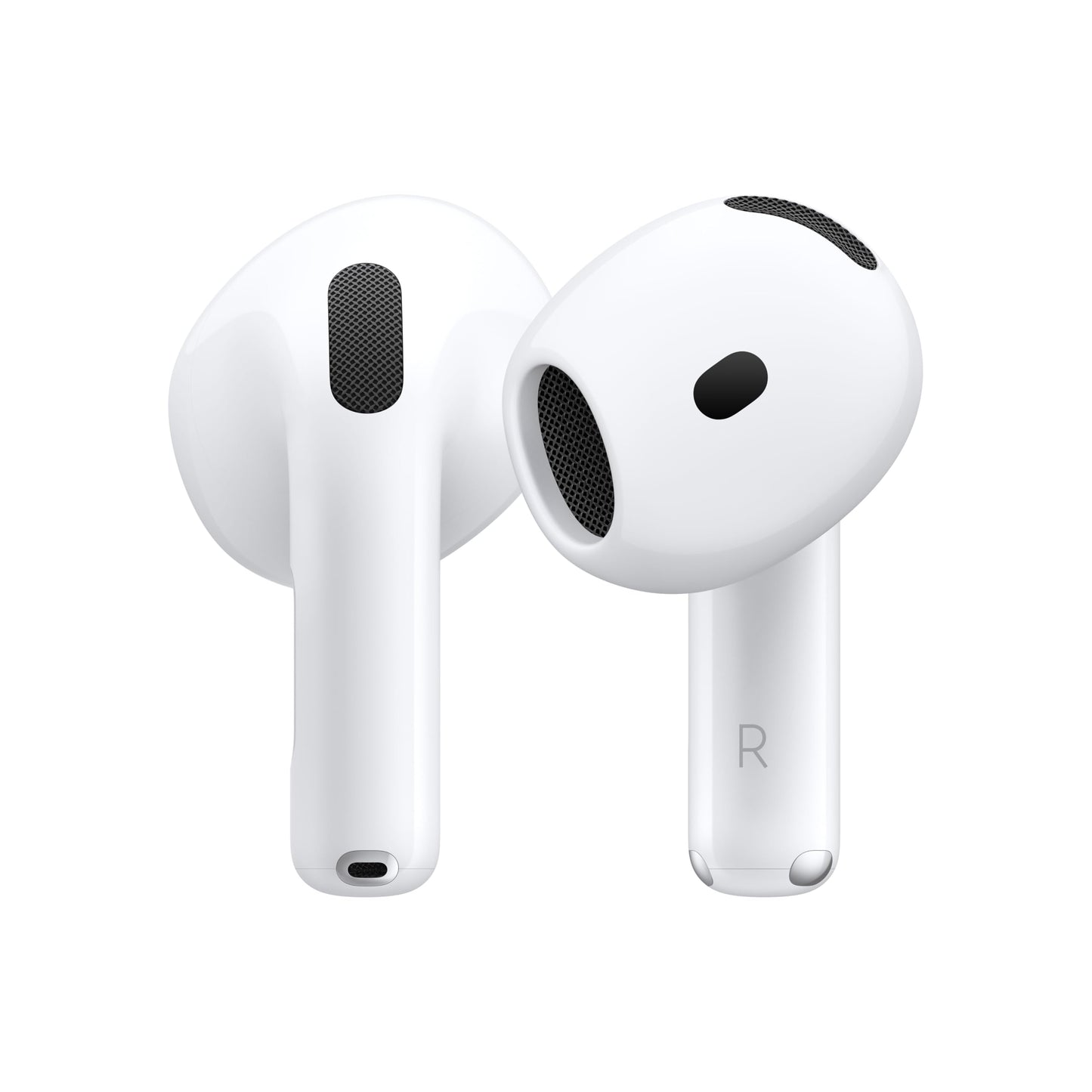 Apple AirPods 4 wireless headphones, Bluetooth headphones, personalized 3D audio, protection against sweat and water, USB-C charging case, H2 chip, up to 24 hours playback - MXP63ZM/A