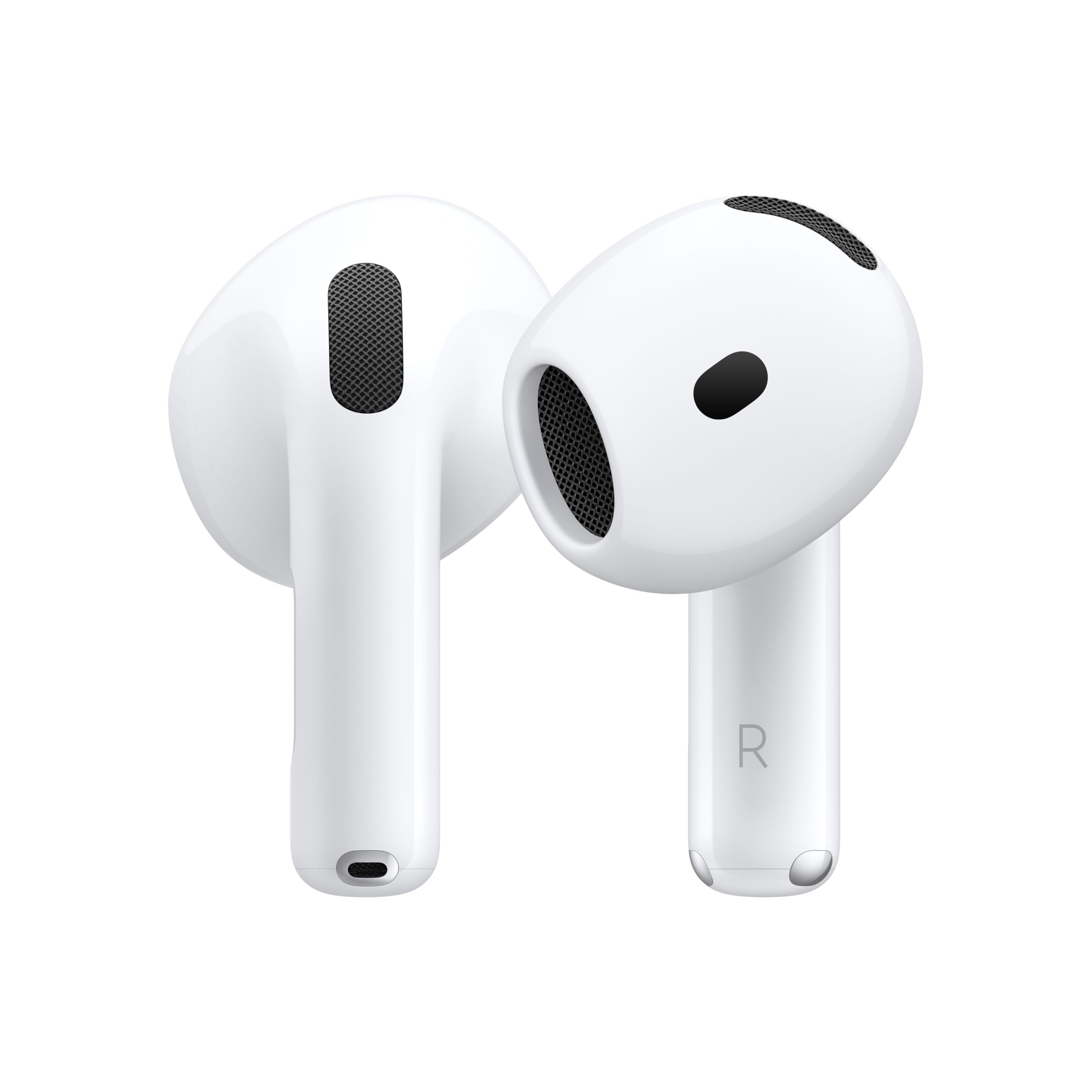 Apple AirPods 4 wireless headphones, Bluetooth headphones, personalized 3D audio, protection against sweat and water, USB-C charging case, H2 chip, up to 24 hours playback - MXP63ZM/A