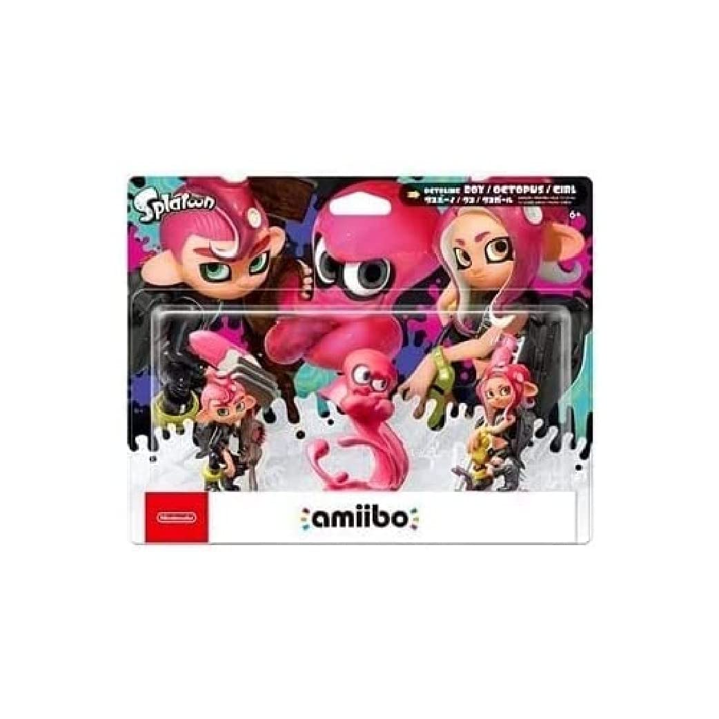 Nintendo AMIIBO: Splatoon 2 - Octoling Boy/Octopus/Octoling Girl (Triple Pack) (Multi) - 2007966