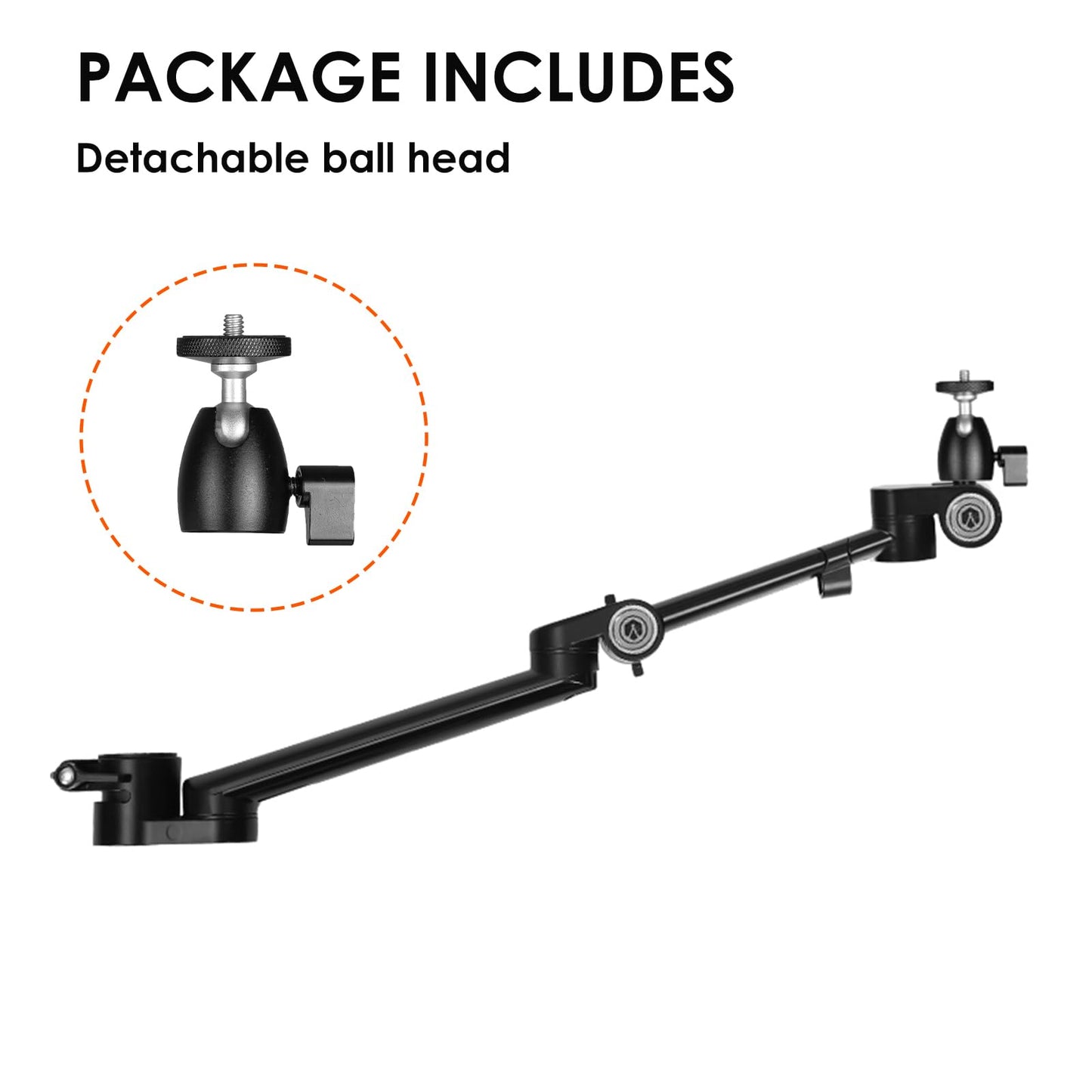 TARION Titanrig Arm Module Z: Camera Table Tripod Overhead Tripod Table Mount Clamp Tripod Flexible Joint Arm Table Mount for DSLR Cameras Ring Lights Webcam Titanrig (Z)