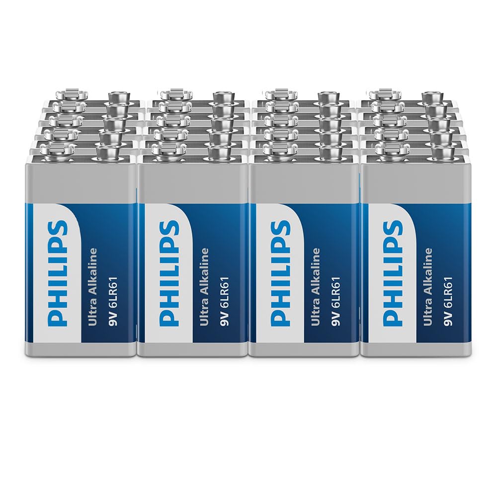 Philips Ultra Alkaline 9V 20-Pack 6LR61E20BB/01