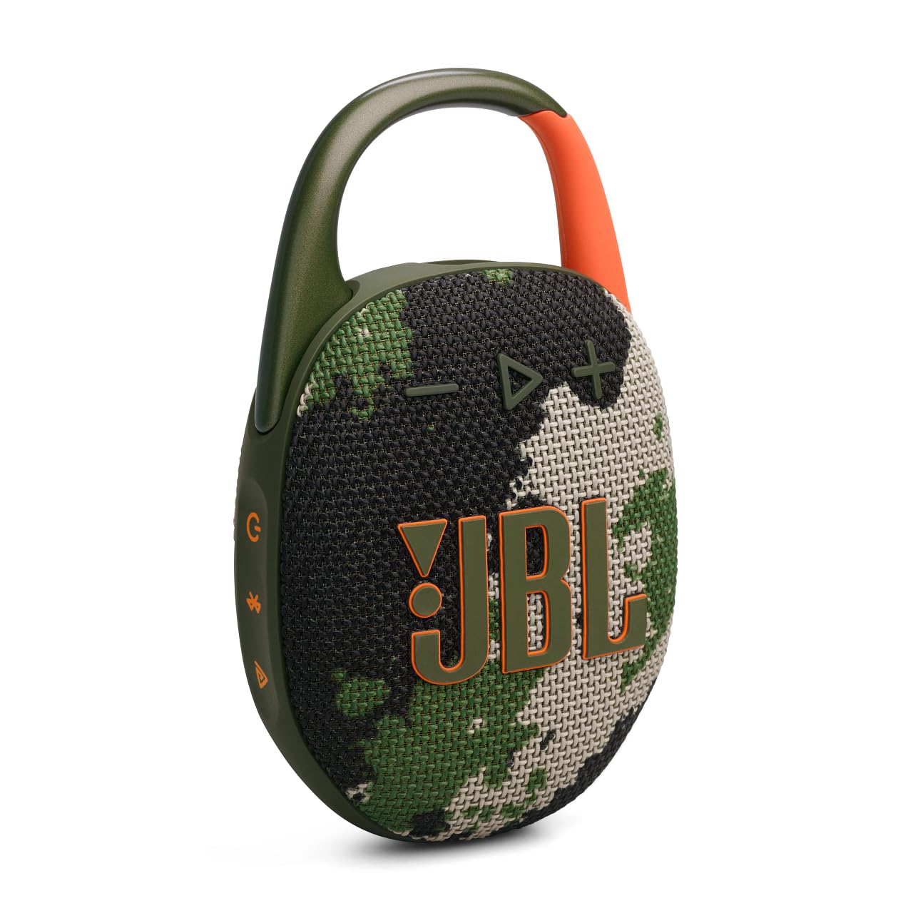 JBL Clip 5, Portable Bluetooth Speaker Box, Camouflage - JBLCLIP5SQUAD