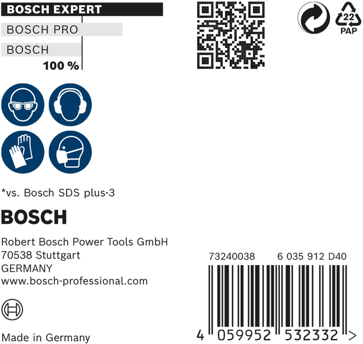 Bosch Professional 10x Expert SDS plus-7X Hammer Drill (for Reinforced Concrete, Ø 6.00x165 mm, Accessory for Hammer Drill) - 2608900160