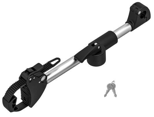 EUFAB 11248 Adjustable strap frame holder 40cm, black/silver