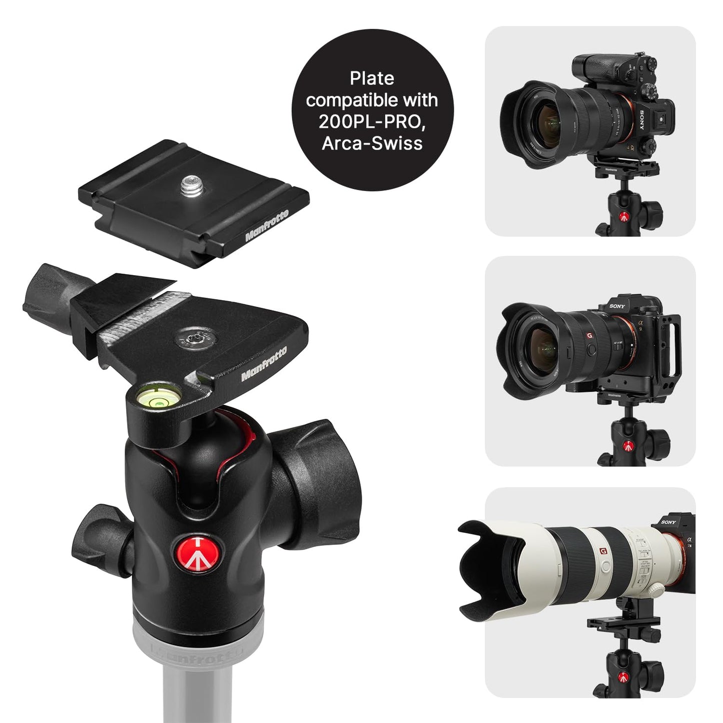 Manfrotto Befree Advanced AS Camera Tripod Rotary Lock Compatible with Arca-Swiss Portable Compact Travel Tripod Set Ball Head Aluminum Tripod for DSLR Mirrorless Cameras Camera Accessories - MKBFRTA4FB-BH