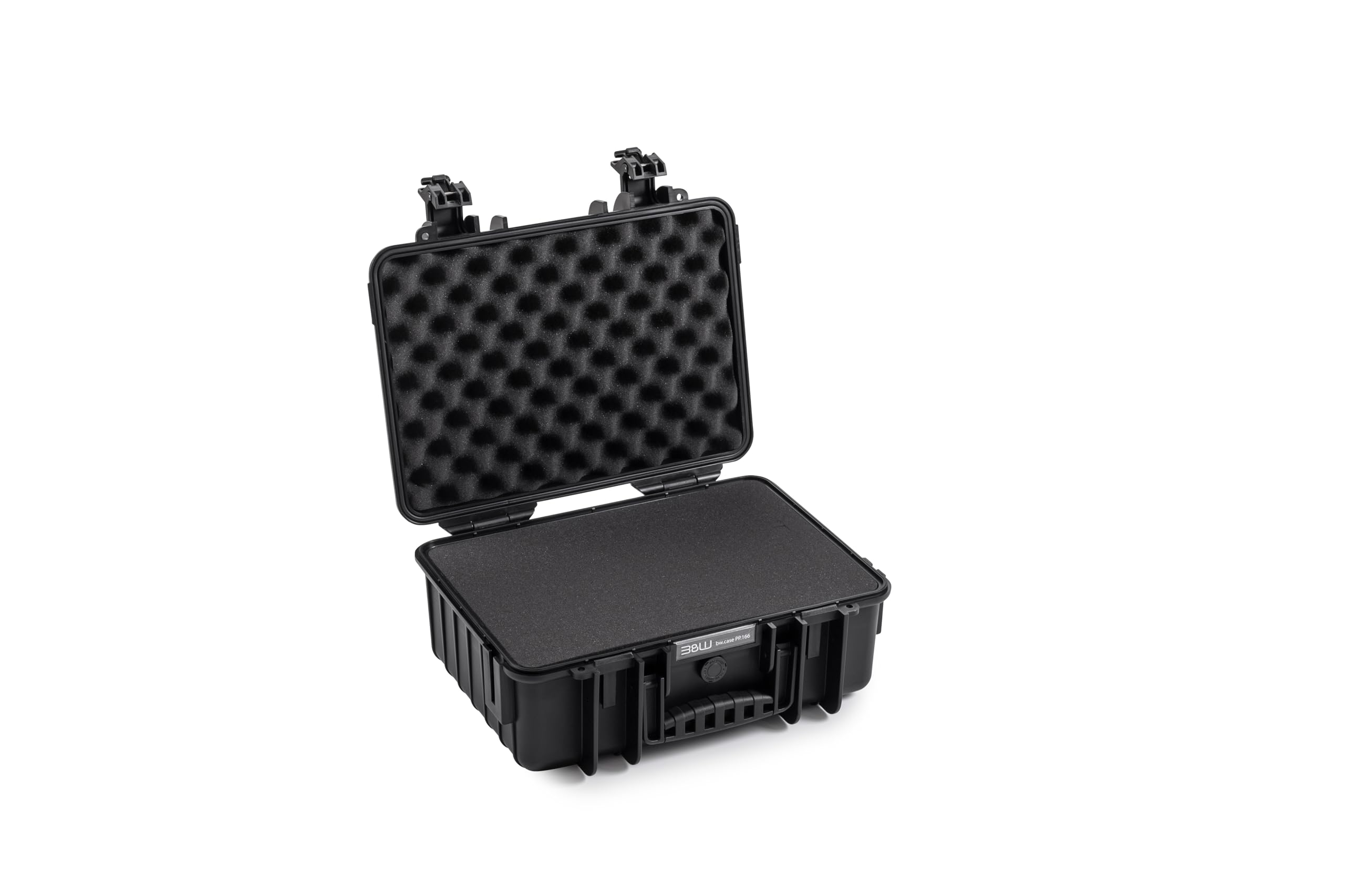 B&W International multi-purpose case Outdoor 4000 (PP.166) black - with cube foam - waterproof (IP67), dustproof, impact-resistant, extremely robust - 4000/B/SI