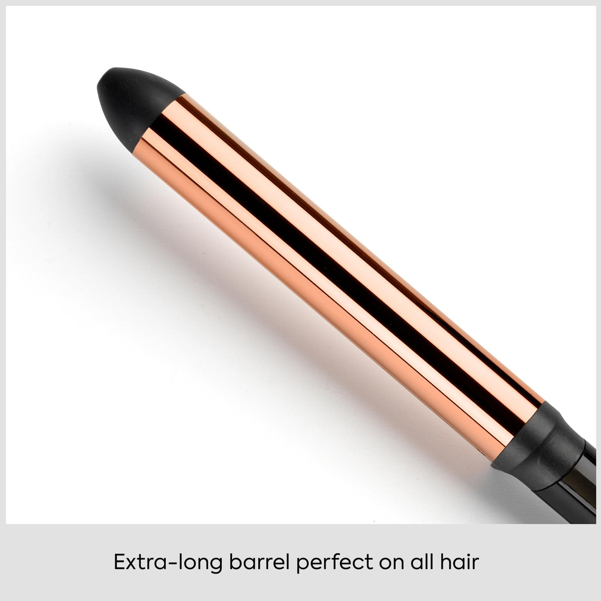 BaByliss Titan Wave Wand, durable waves effortlessly, 28 mm genuine titanium barrel, quick heating, up to 210 C, black - 2356U