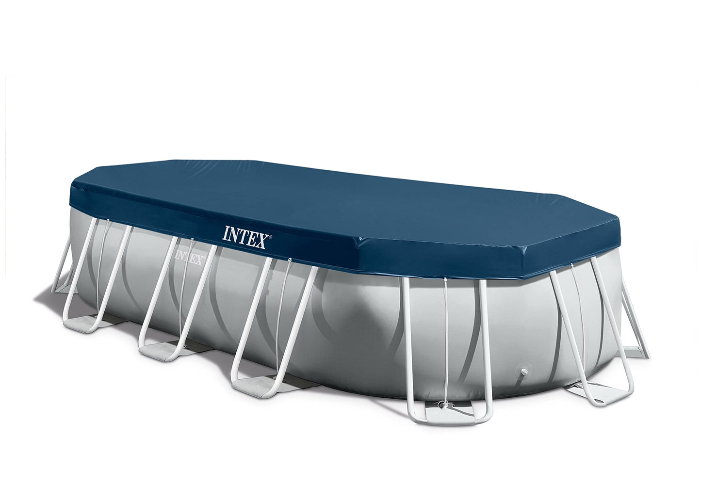 vidaXL Intex Prism Frame Swimming Pool Set Oval 503 x 274 x 122 cm 26796GN