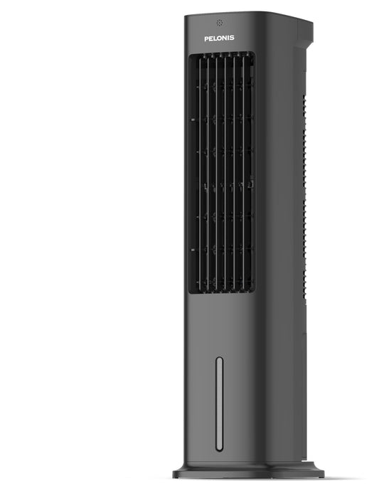 PELONIS 5L Evaporative Cooler with Remote Control, 3-in-1 Portable Air Cooler, Fan, Humidifier & Automatic Oscillation, 3 Level Timer 7H, 2 Cooling Pads for Home and Office - PE-AC100-20AR-DE