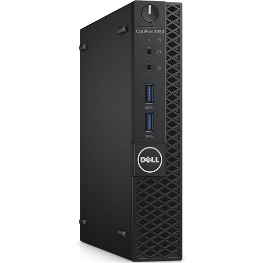 Dell Optiplex 3050 Mini PC Desktop Intel Core i7-6700T RAM 16GB SSD 240GB USB 3.0 HDMI Windows 11 Pro (Refurbished)