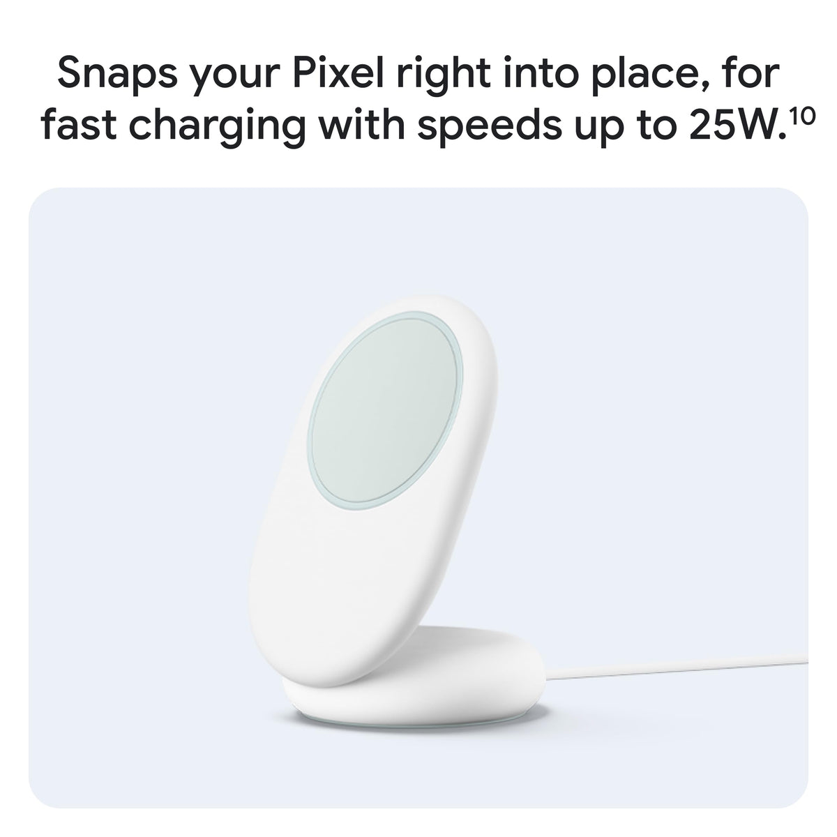 Google Pixelsnap Charger with Stand - 25W Qi2 Wireless Charger and Stand (Made by Google) - GH5UG;