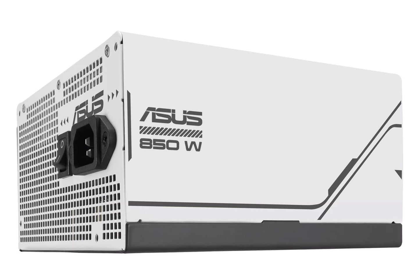ASUS Prime 850W Gold power supply (850 watts, for all-round PCs and gaming PCs, 80 Plus Gold certification, ATX 3.1 compatible, PCIe 5.1, fan with double ball bearings, black/white) - 90YE00U0-B0NA00