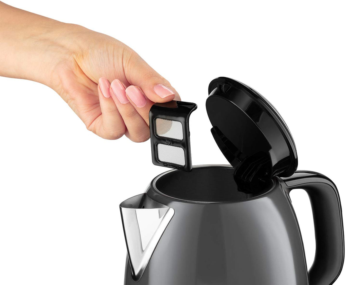 Russell Hobbs Kettle, 1.0 l, Stainless Steel, Rapid Boil Function - 24994-70