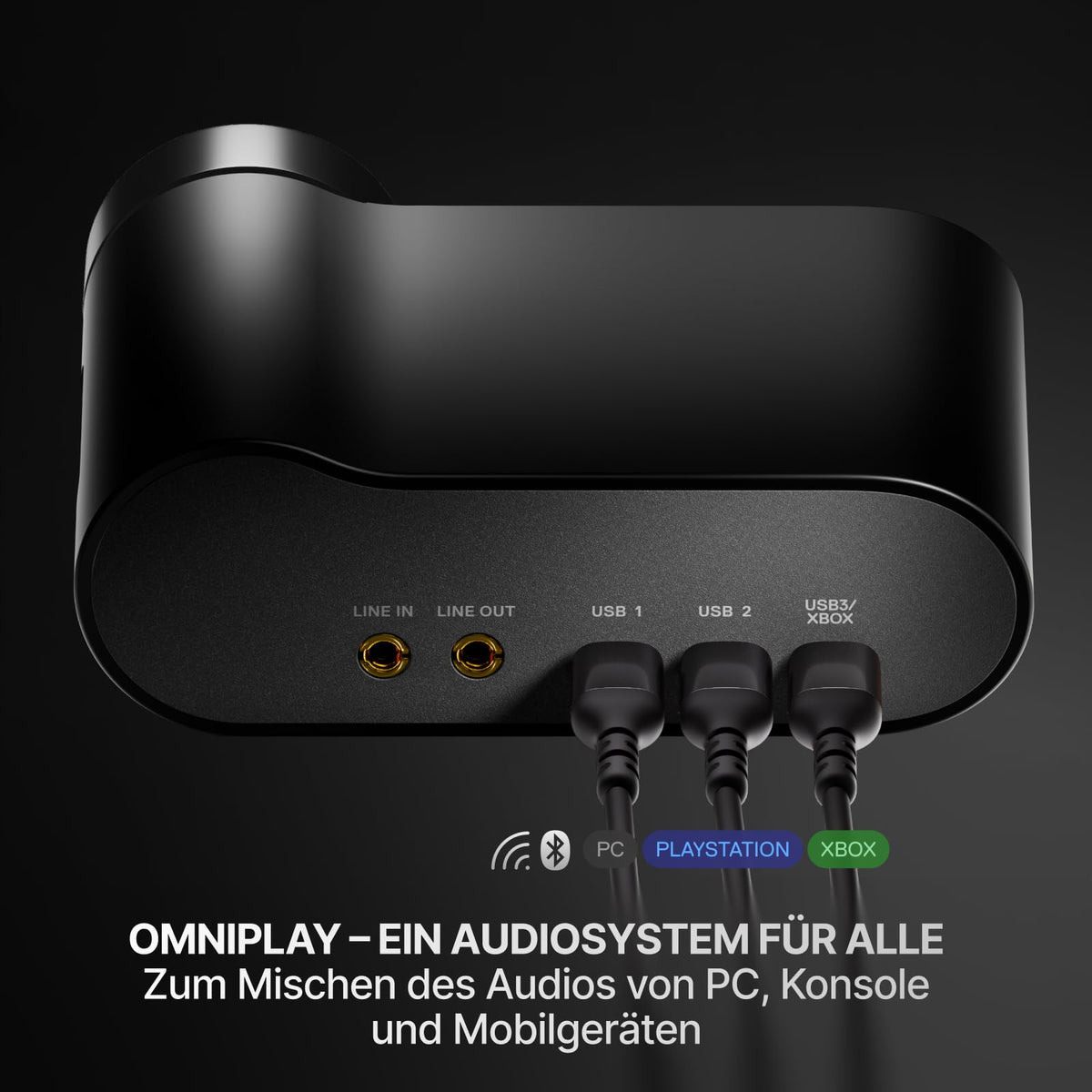 SteelSeries Arctis Nova Elite - Hi-Res Wireless Gaming Headset – 96 kHz/24 Bit – Carbon Fiber – ANC – AI Noise Cancellation – App – 2.4 GHz + BT – Multi-Source Mix – OmniPlay PC+PS+Xbox - Black - 61661
