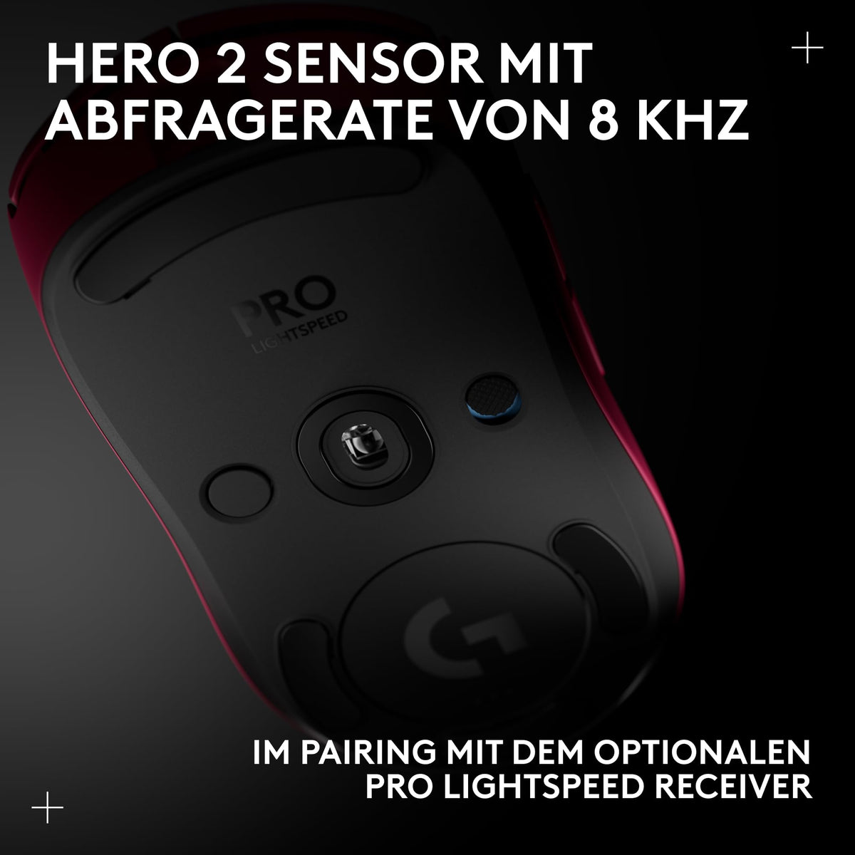 Logitech G PRO 2 Lightspeed mouse de gaming fără fir - 910-007309