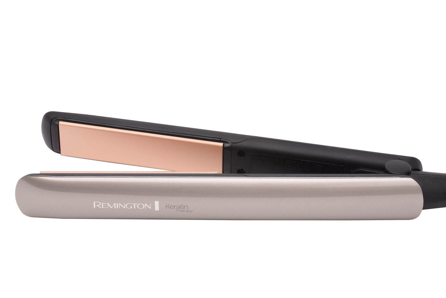 Remington professional straightener [heat protection sensor to reduce hair damage] Keratin Protect (high-quality keratin ceramic coating with almond oil) digital display, 160-230°C, hair straightener S8593