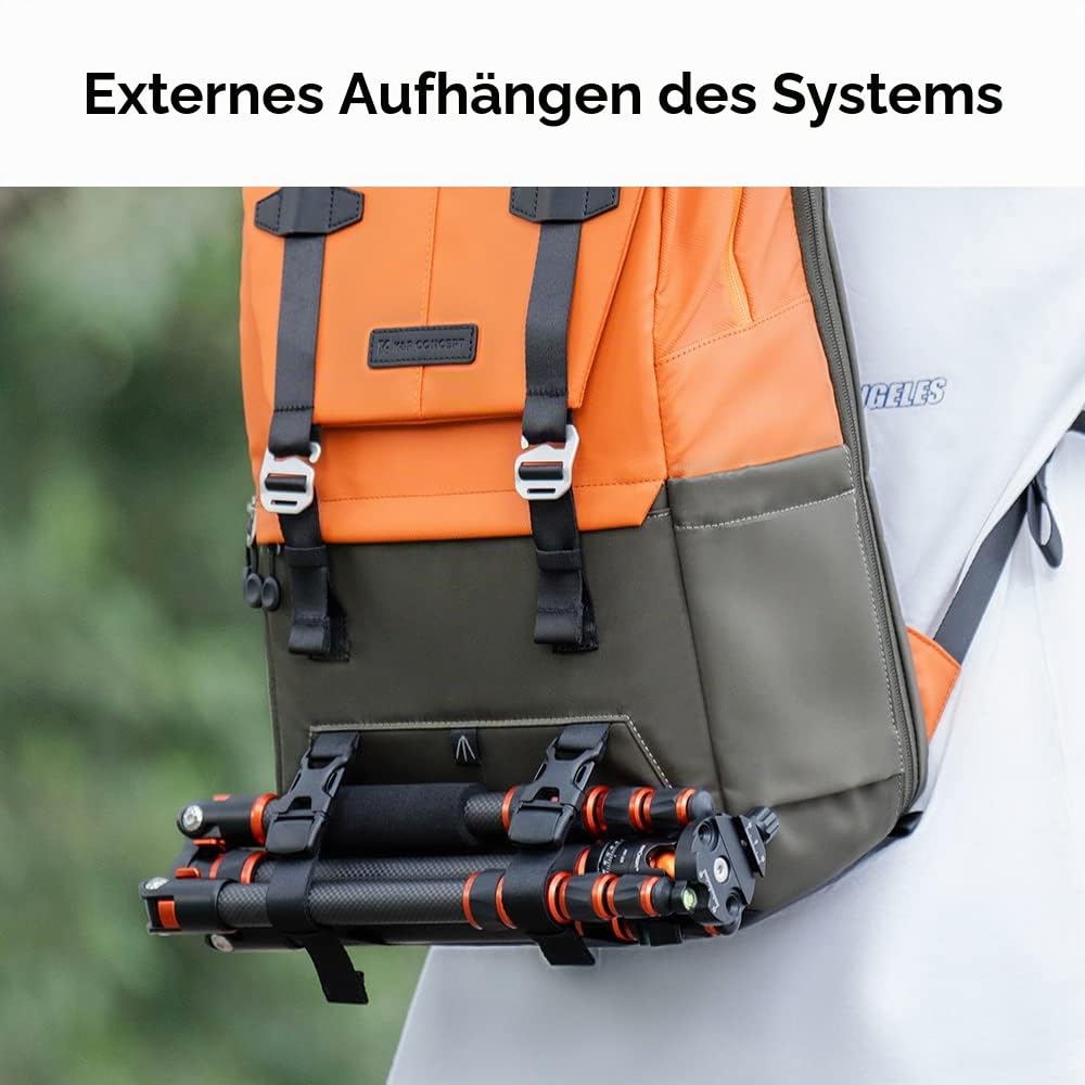 Rucsac foto K&F CONCEPT 20L, rucsac mare pentru laptop de 15,6 inch - KF13.087AV1