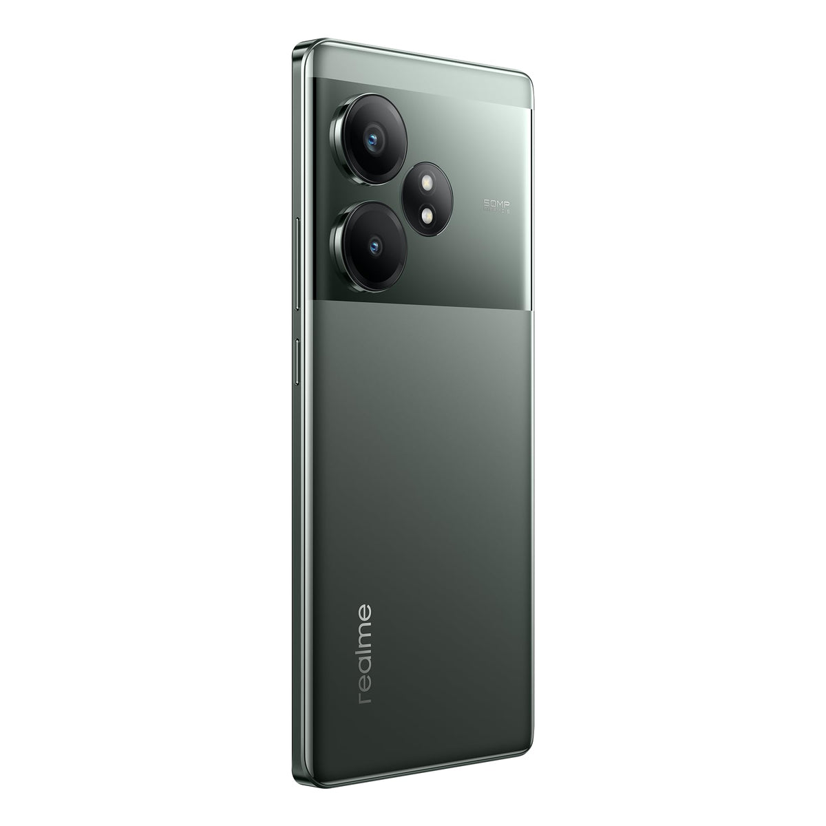 Smartphone realme GT 6T 5G 8+256 GB, chipset de vârf Snapdragon 7+ Gen 3, display Hyper de 120Hz și 6000nit, încărcare 120W SUPERVOOC, baterie masivă de 5500mAh, cameră Sony de 50MP cu OIS, Razor Green (fără adaptor) - RMX3853