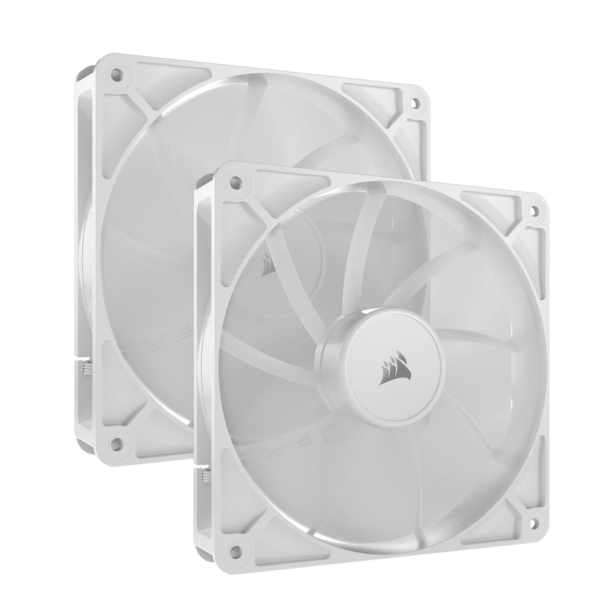 CORSAIR RS140 ventilator PWM de 140mm – pachet dublu, alb - CO-9050195-WW