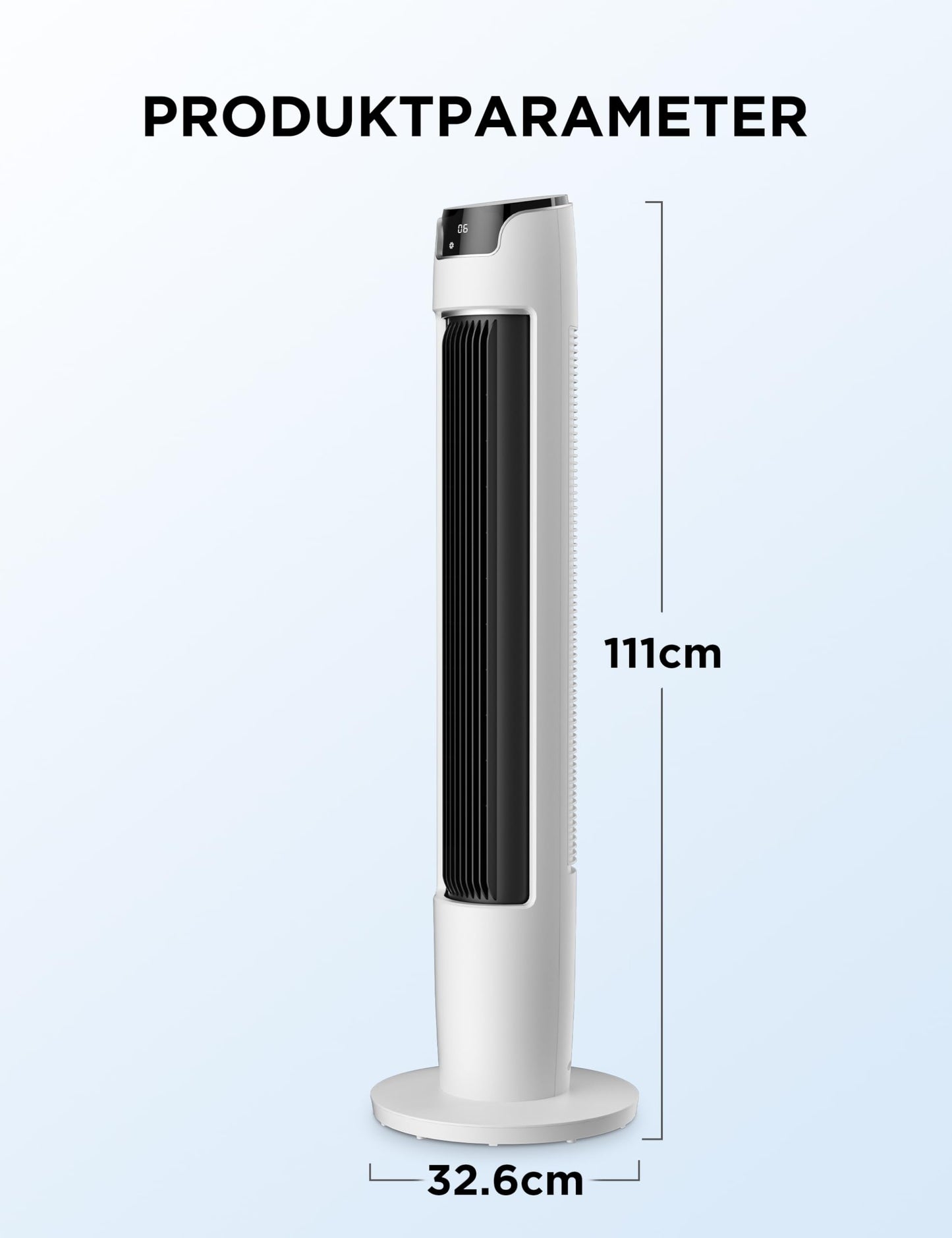 Midea FZ10-16AR Column Fan with Remote Control