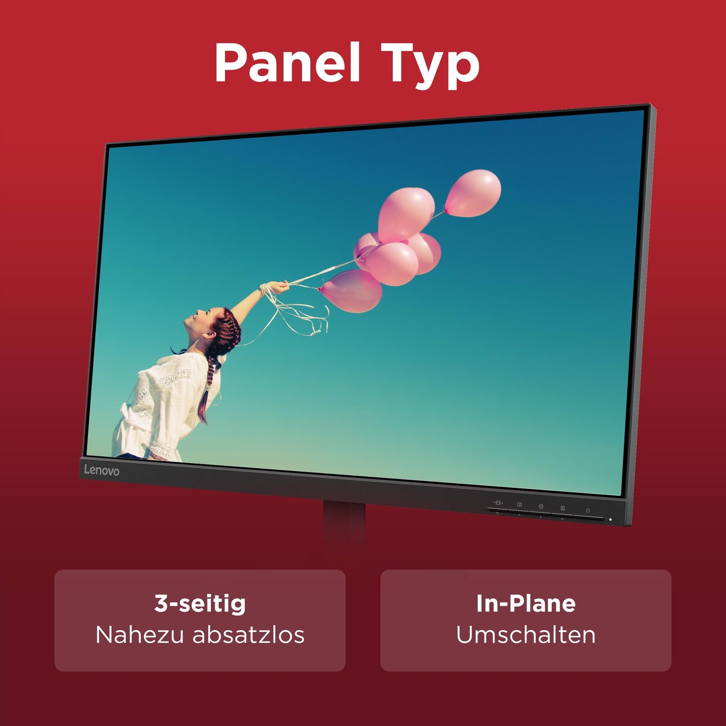 Lenovo L24-4e | Monitor | 23.8" Full HD | 100Hz | IPS | HDMI 1.4 | VGA - 68C2KAC1EU