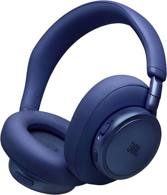 JBL Live 780NC Wireless Over-Ear Headphones with Noise Cancelling, Blue - JBLLIVE780NCBLU