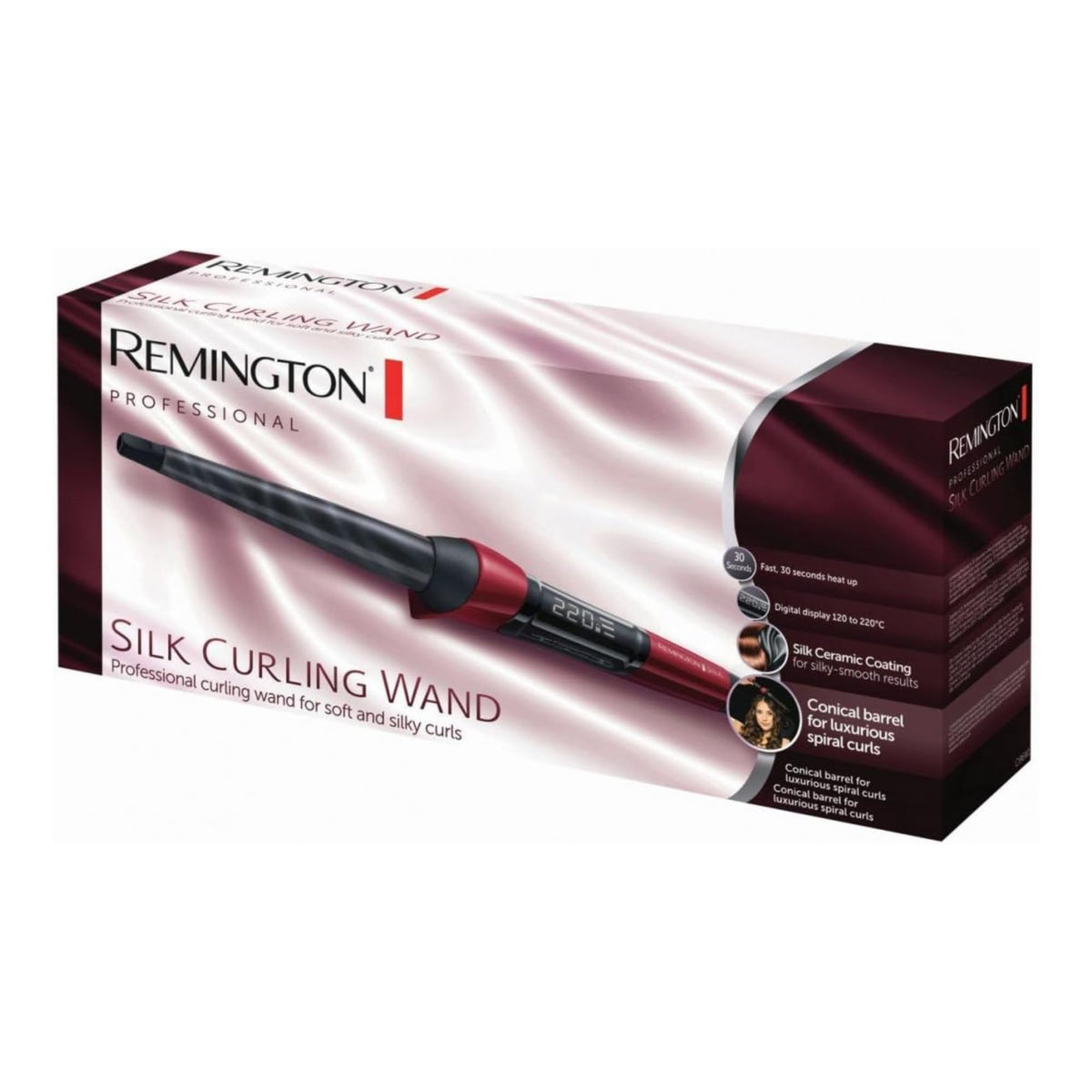REMINGTON Curling Iron CI96W1 Silk NEW