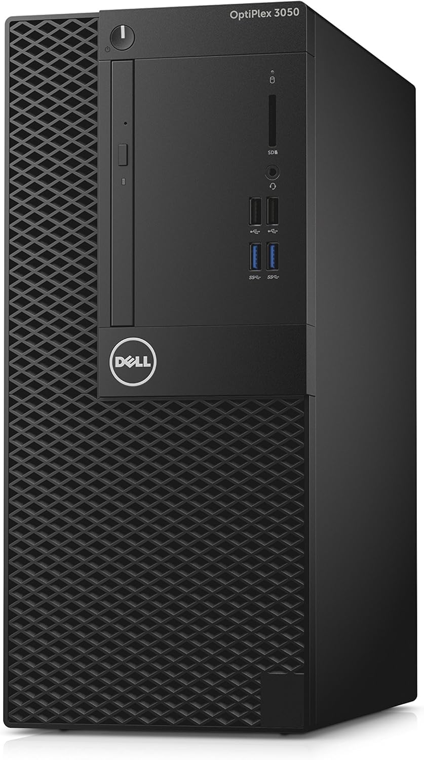 Dell Optiplex 3050 Mini Desktop PC, Intel Core i3-7100, 8 GB RAM, 256 GB SSD, WLAN, Bluetooth, US Layout, Windows 11 Pro (Refurbished)