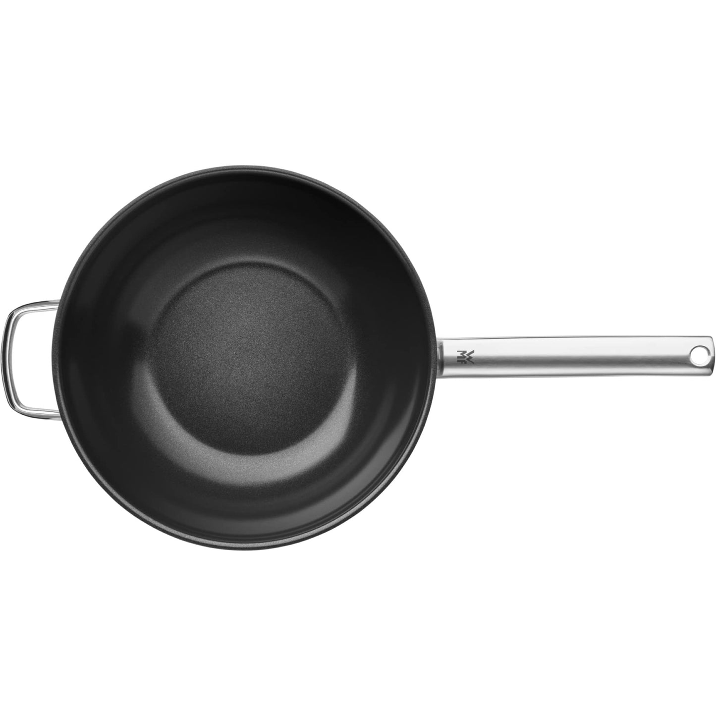 WMF Durado wok pan induction 28 cm, non-stick coating, suitable for all common types of stoves, oven-safe up to 260°C, wok stainless steel - 748486021