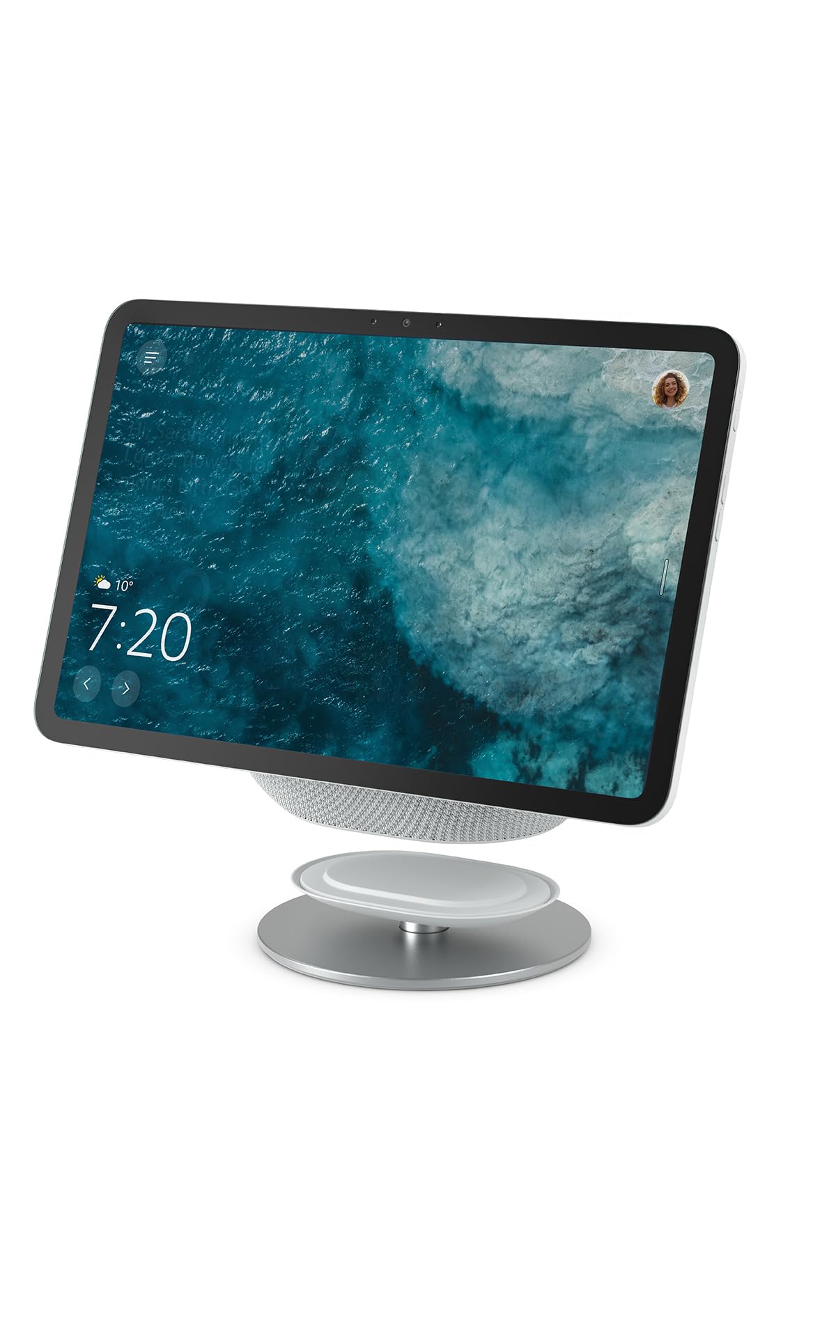 Adjustable Stand from Amazon | For Amazon Echo Show 8 and 11 (2025, sold separately) | White - 53-100686
