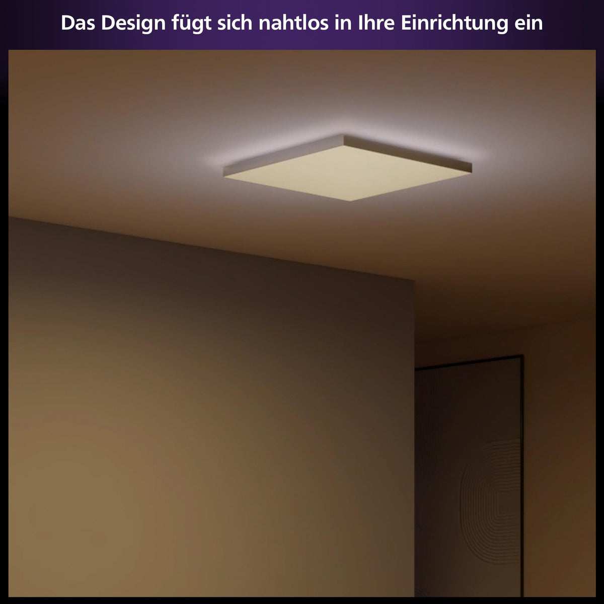 Philips Hue Datura Panel Light, 60 x 60 cm, Square - 8720169277670