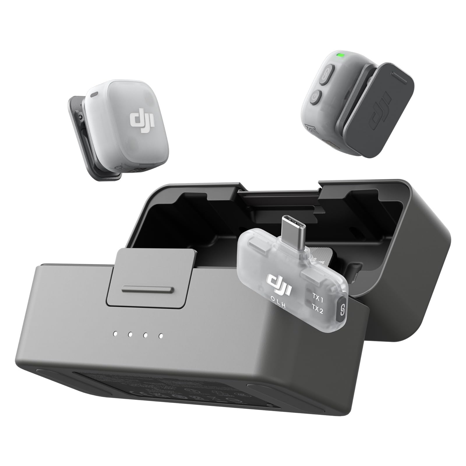 DJI Mic Mini 2 Wireless Microphone 1 TX 1 Mobile RX Charging Case CP.RN.00000533.01