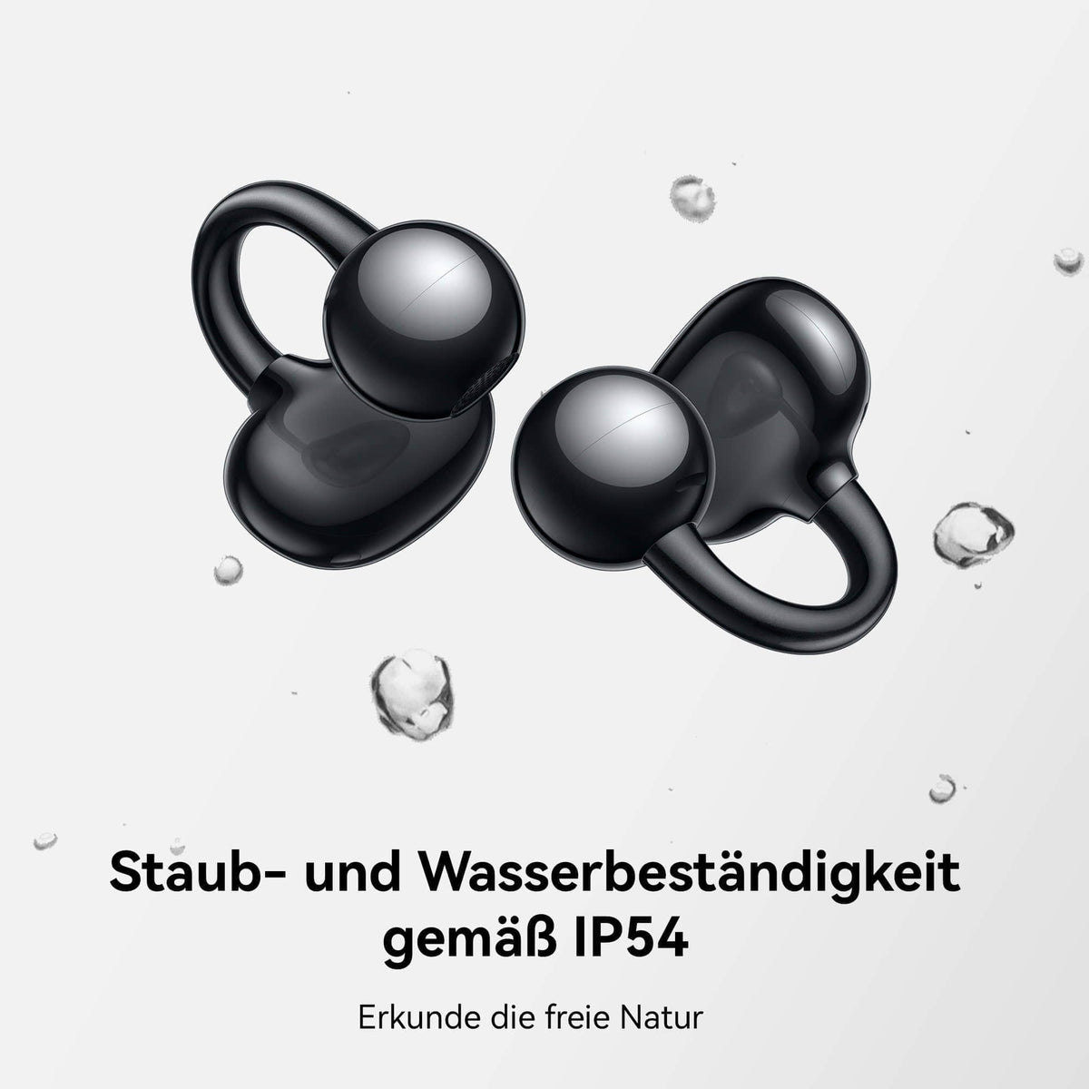 HUAWEI FreeClip Wireless Headphones, Black - 55037247