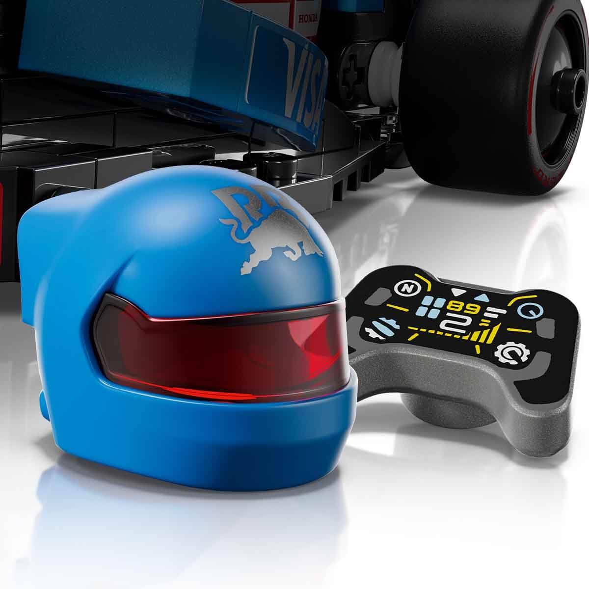 LEGO Speed Champions Visa Cash App RB VCARB 01 F1 racing car - building set with collectible Formula 1 minifigure - buildable model and collector's item - gift for adults and motorsport fans 77246