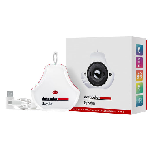 Datacolor Spyder - Monitor-Kalibriergerät für Designer, Fotografen & Content Creator, zeigt realistische Farben, funktioniert mit OLED-/LED-Bildschirmen, einfache Farbkalibrierung zur Bildbearbeitung - SP2024