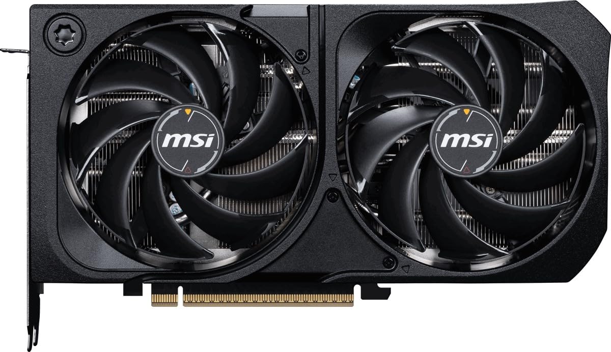 MSI GeForce RTX 5070 12G Shadow 2X OC - 12GB GDDR7 (28Gbps/192-bit), PCIe 5, Boost: 2542 MHz, HDMI 2.1b, DisplayPort 2.1b - V532-005R